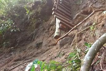 Derrumbe Camino Inca